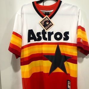 Brand NEW Majestic Cooperstown Collection Houston Astros Jersey Mens Medium